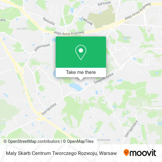 Карта Maly Skarb Centrum Tworczego Rozwoju