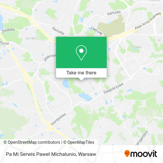 Pa Mi Serwis Paweł Michalunio map