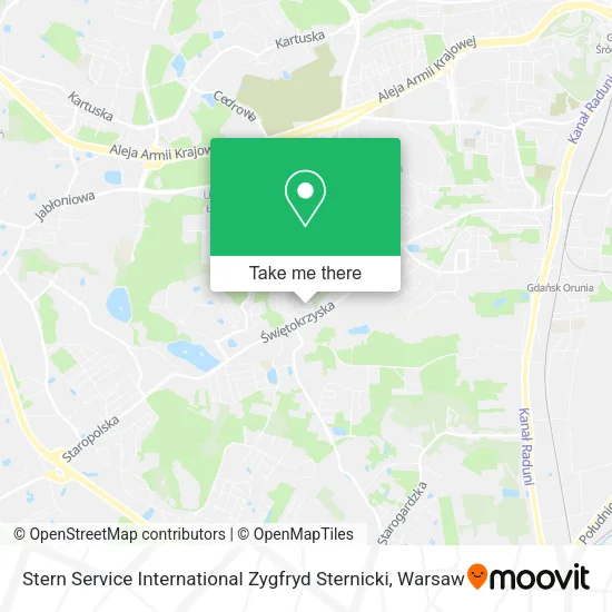 Карта Stern Service International Zygfryd Sternicki