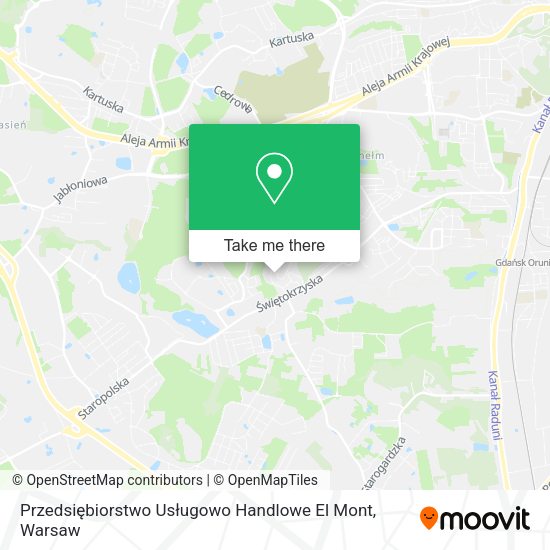 Przedsiębiorstwo Usługowo Handlowe El Mont map