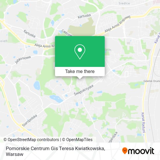 Карта Pomorskie Centrum Gis Teresa Kwiatkowska