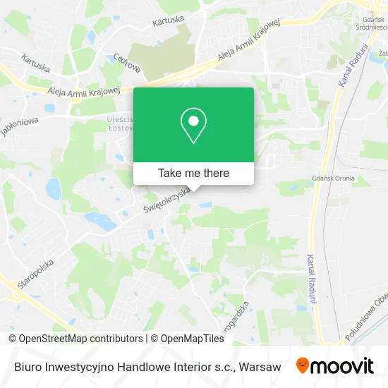 Карта Biuro Inwestycyjno Handlowe Interior s.c.