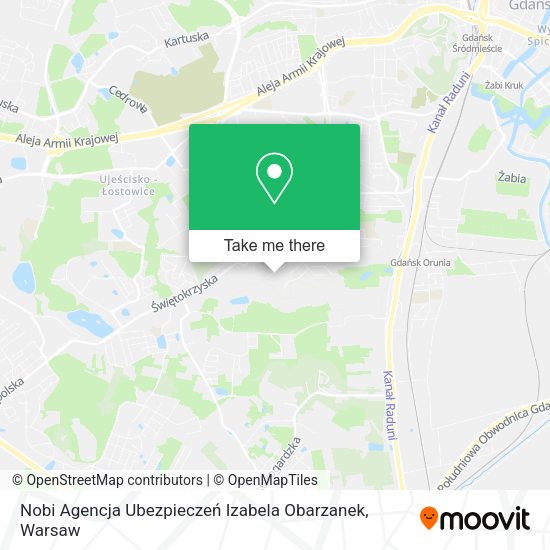 Nobi Agencja Ubezpieczeń Izabela Obarzanek map