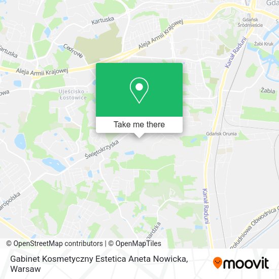 Gabinet Kosmetyczny Estetica Aneta Nowicka map