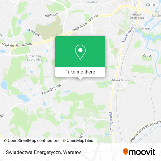 Карта Swiadectwa Energetyczn