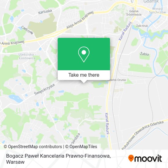 Bogacz Paweł Kancelaria Prawno-Finansowa map