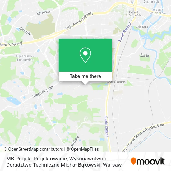 Карта MB Projekt-Projektowanie, Wykonawstwo i Doradztwo Techniczne Michał Bąkowski