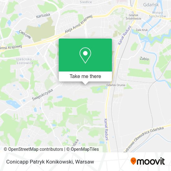 Conicapp Patryk Konikowski map