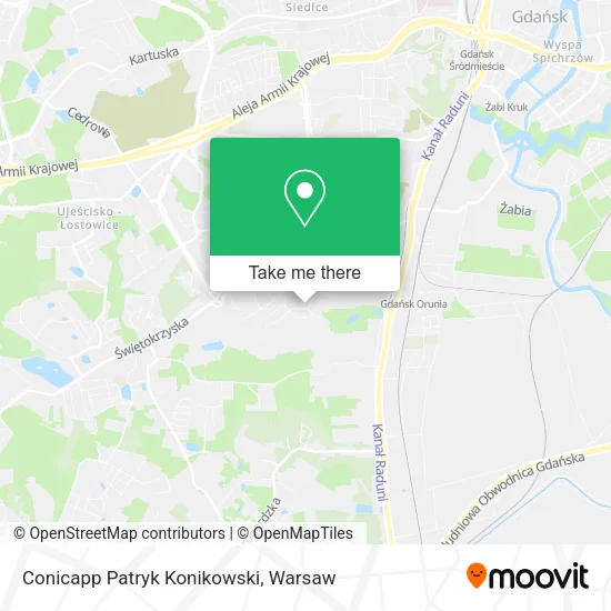 Карта Conicapp Patryk Konikowski