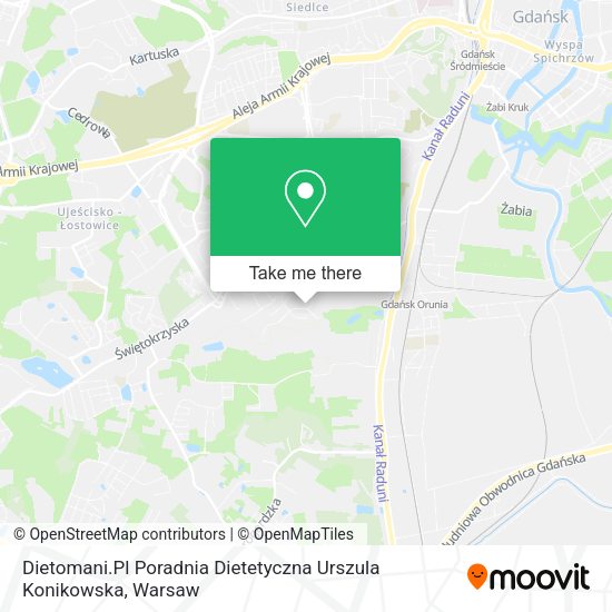 Dietomani.Pl Poradnia Dietetyczna Urszula Konikowska map