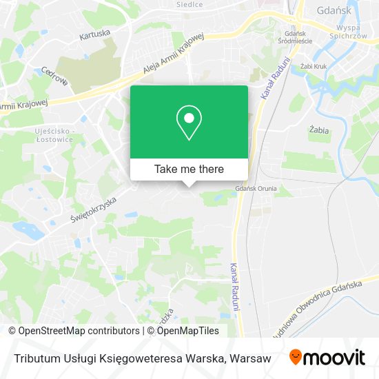 Tributum Usługi Księgoweteresa Warska map