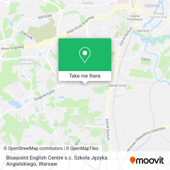 Bluepoint English Centre s.c. Szkoła Języka Angielskiego map