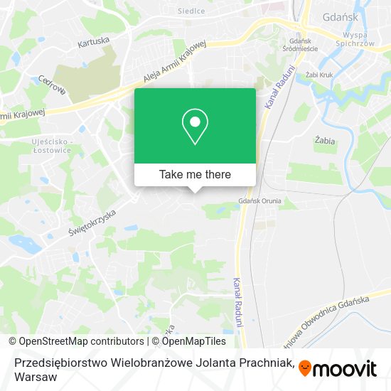 Przedsiębiorstwo Wielobranżowe Jolanta Prachniak map