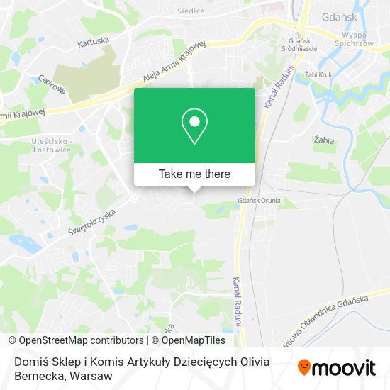 Domiś Sklep i Komis Artykuły Dziecięcych Olivia Bernecka map