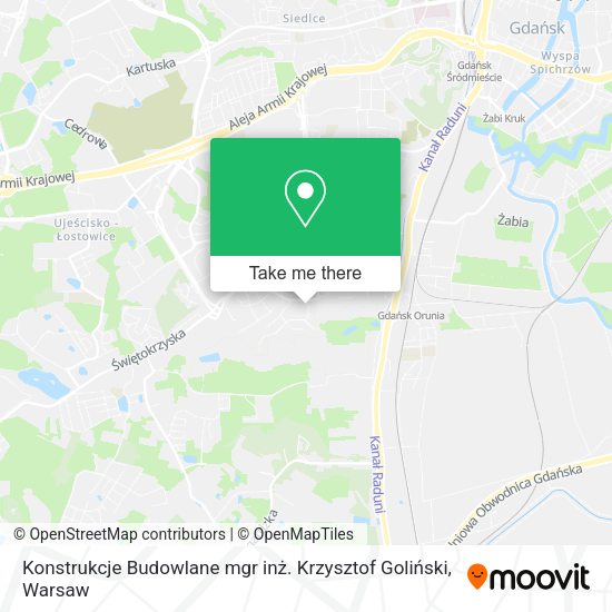 Konstrukcje Budowlane mgr inż. Krzysztof Goliński map