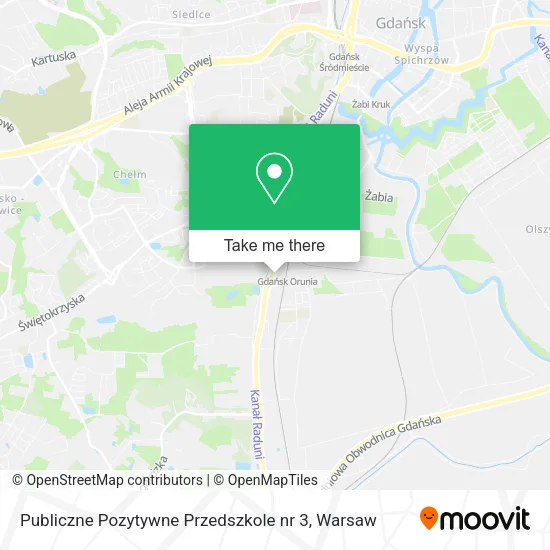 Карта Publiczne Pozytywne Przedszkole nr 3