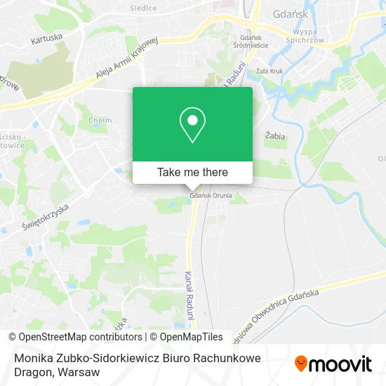 Карта Monika Zubko-Sidorkiewicz Biuro Rachunkowe Dragon