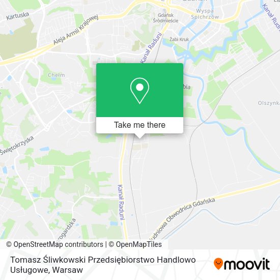 Tomasz Śliwkowski Przedsiębiorstwo Handlowo Usługowe map