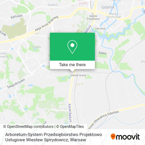 Arboretum-System Przedsiębiorstwo Projektowo Usługowe Wiesław Spirydowicz map