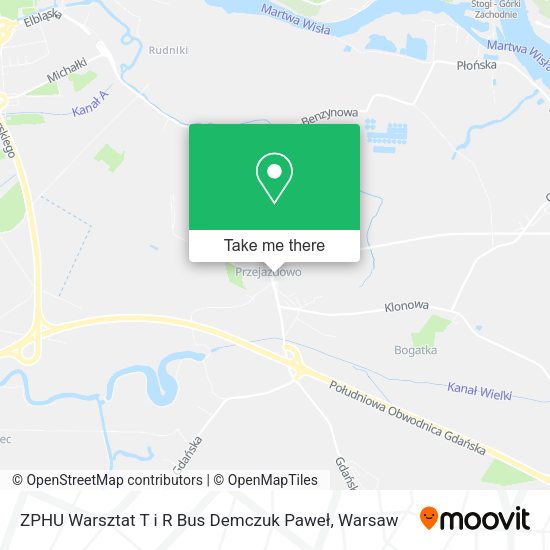 ZPHU Warsztat T i R Bus Demczuk Paweł map