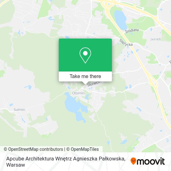 Apcube Architektura Wnętrz Agnieszka Pałkowska map