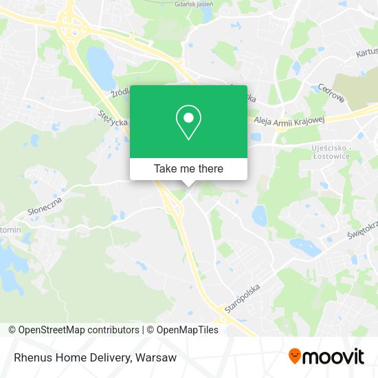 Rhenus Home Delivery map