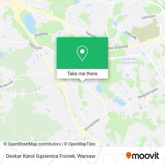 Devkar Karol Gąsienica Fronek map