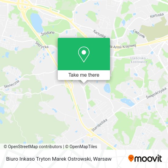 Biuro Inkaso Tryton Marek Ostrowski map