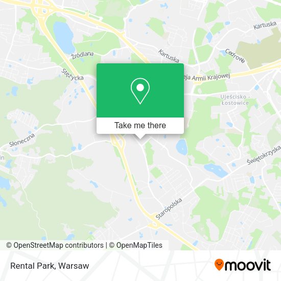 Rental Park map