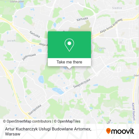 Artur Kucharczyk Usługi Budowlane Artomex map
