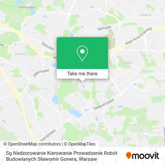 Sg Nadzorowanie Kierowanie Prowadzenie Robót Budowlanych Sławomir Gonera map