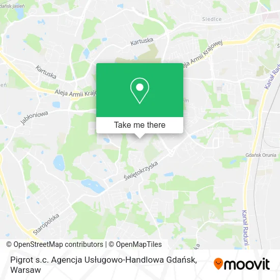 Карта Pigrot s.c. Agencja Usługowo-Handlowa Gdańsk