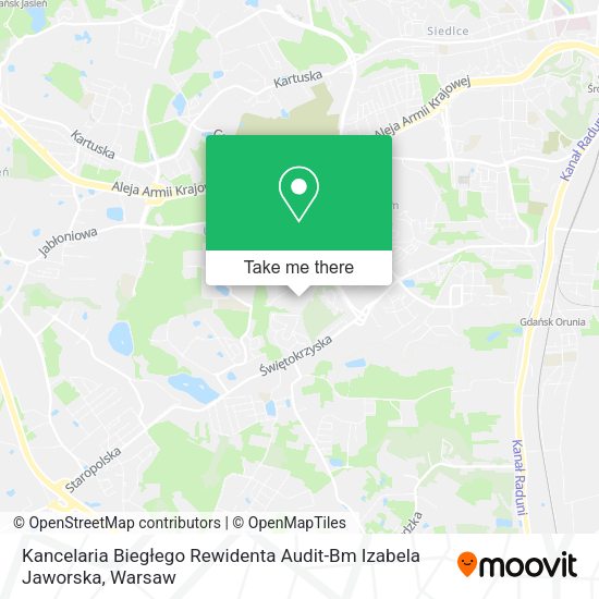 Kancelaria Biegłego Rewidenta Audit-Bm Izabela Jaworska map