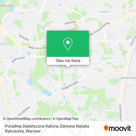 Poradnia Dietetyczna Kaloria Zdrowia Natalia Rykowska map