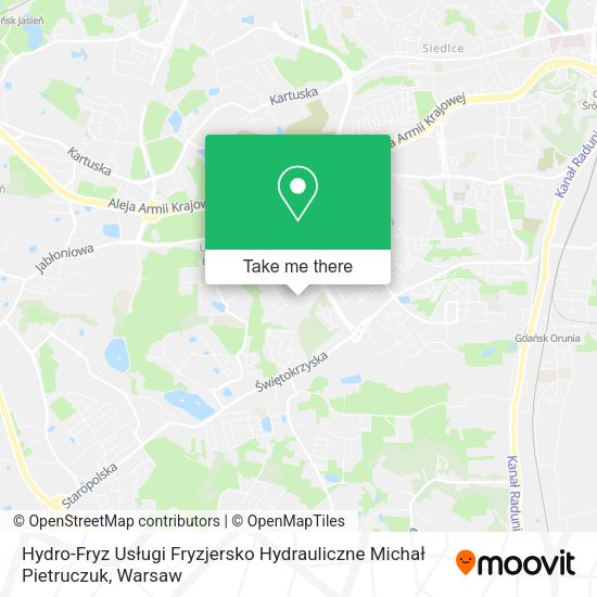 Hydro-Fryz Usługi Fryzjersko Hydrauliczne Michał Pietruczuk map