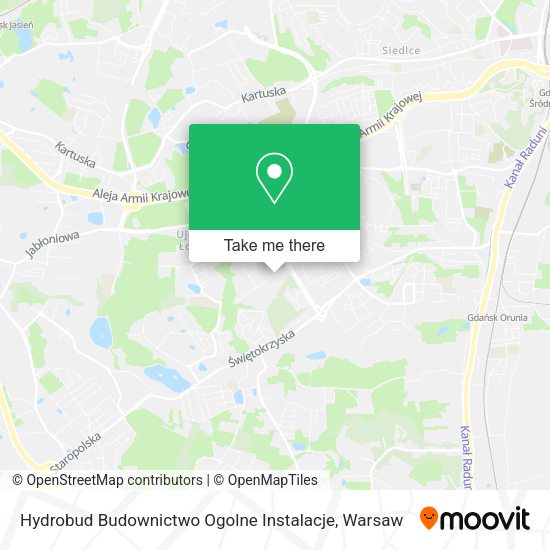 Hydrobud Budownictwo Ogolne Instalacje map