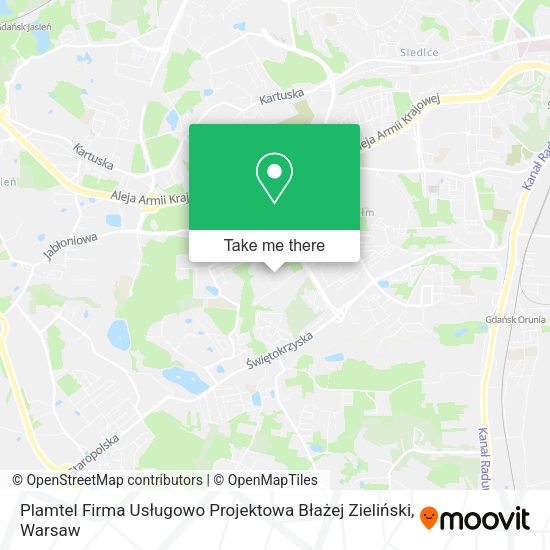 Plamtel Firma Usługowo Projektowa Błażej Zieliński map