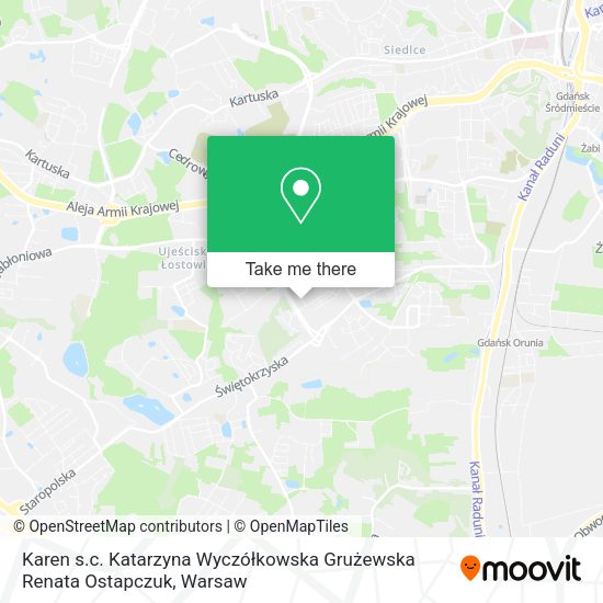 Karen s.c. Katarzyna Wyczółkowska Grużewska Renata Ostapczuk map