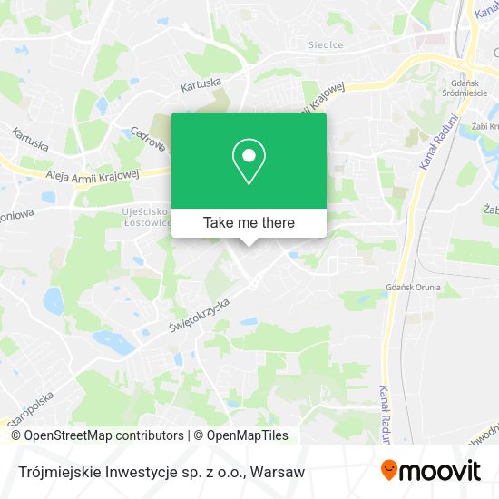 Trójmiejskie Inwestycje sp. z o.o. map