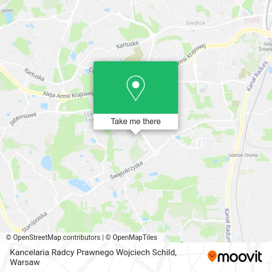 Kancelaria Radcy Prawnego Wojciech Schild map