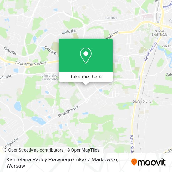 Kancelaria Radcy Prawnego Łukasz Markowski map