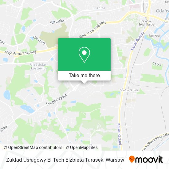 Zakład Usługowy El-Tech Elżbieta Tarasek map