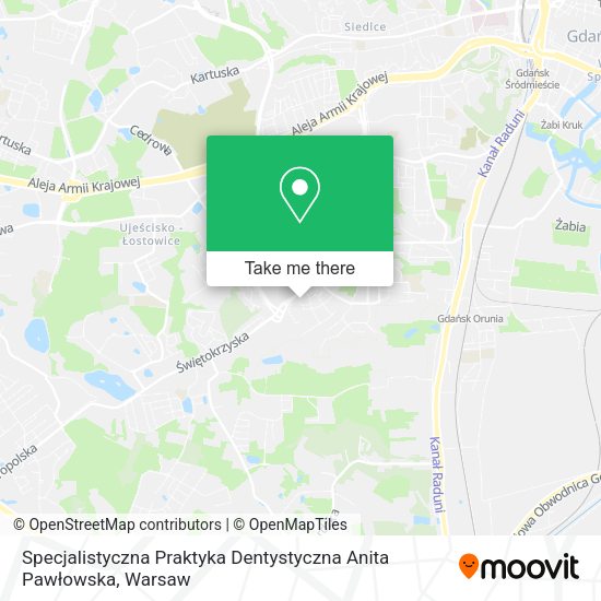 Specjalistyczna Praktyka Dentystyczna Anita Pawłowska map