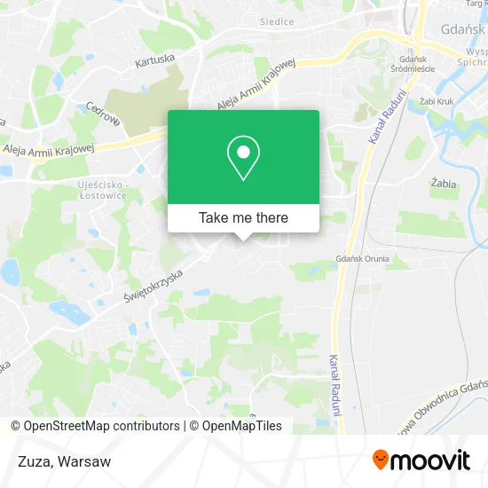 Zuza map
