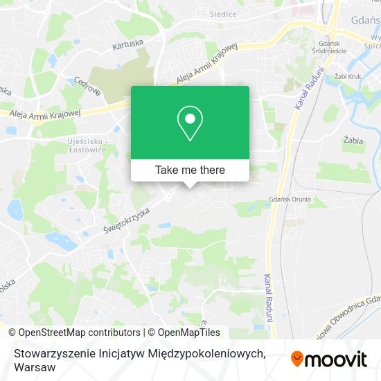 Stowarzyszenie Inicjatyw Międzypokoleniowych map