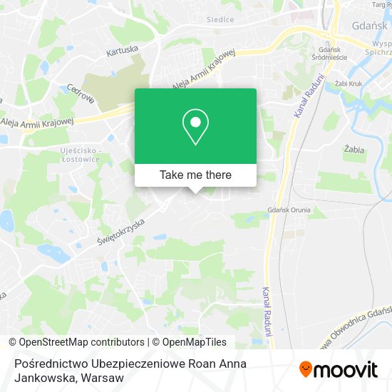 Pośrednictwo Ubezpieczeniowe Roan Anna Jankowska map