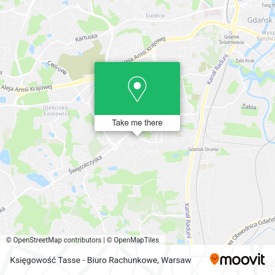 Księgowość Tasse - Biuro Rachunkowe map