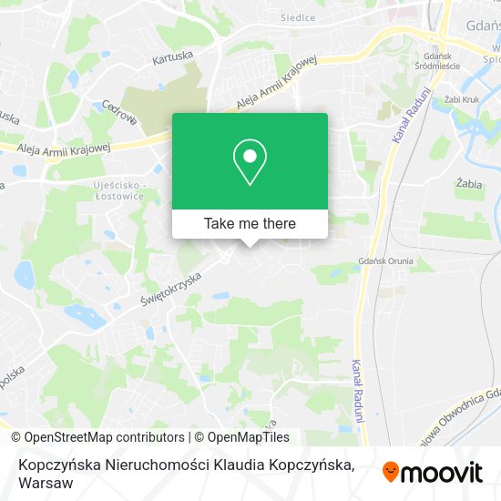 Kopczyńska Nieruchomości Klaudia Kopczyńska map