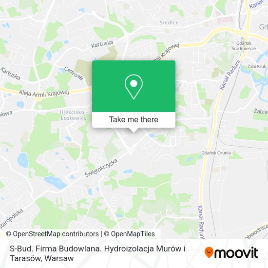 S-Bud. Firma Budowlana. Hydroizolacja Murów i Tarasów map