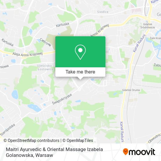 Maitri Ayurvedic & Oriental Massage Izabela Golanowska map